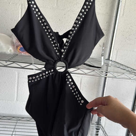 29. Bar Iii Women's Tell Me About It Stud One-Piece Swimsuit - Picture 2 of 2